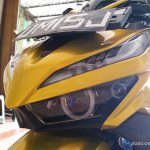 Custom lampu honda vario led new dengan double proji hid plus drl alis sen running AE Cob