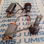 Led Headlight 8800LM Soket Lampu H1 H11 Dan H4