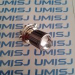 Lampu Utama Motor Soket H4 Lensa Dua Warna