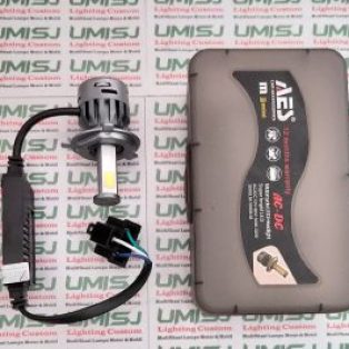 Led Headlamp 3 Sisi Untuk Soket H6 Dan H4 Dengan Kipas Pendingin