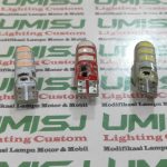 Lampu Led T10 Jell 6 Mata Kedip Bisa Untuk Lampu Kota Rem Soket T10
