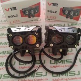Lampu Tembak Sorot SQL 2 Mata Vinyx V12