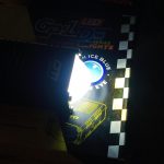 Duromoto GP1-DE Ice blue (sinar utama putih dan kuning)